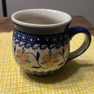 Polish Pottery Coffee Mug